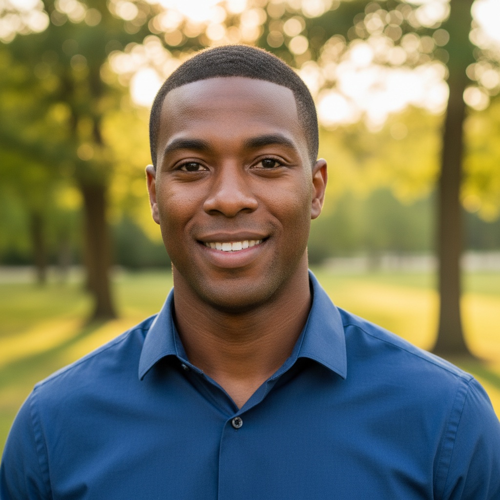 Athletic African American Man - Professional model photography