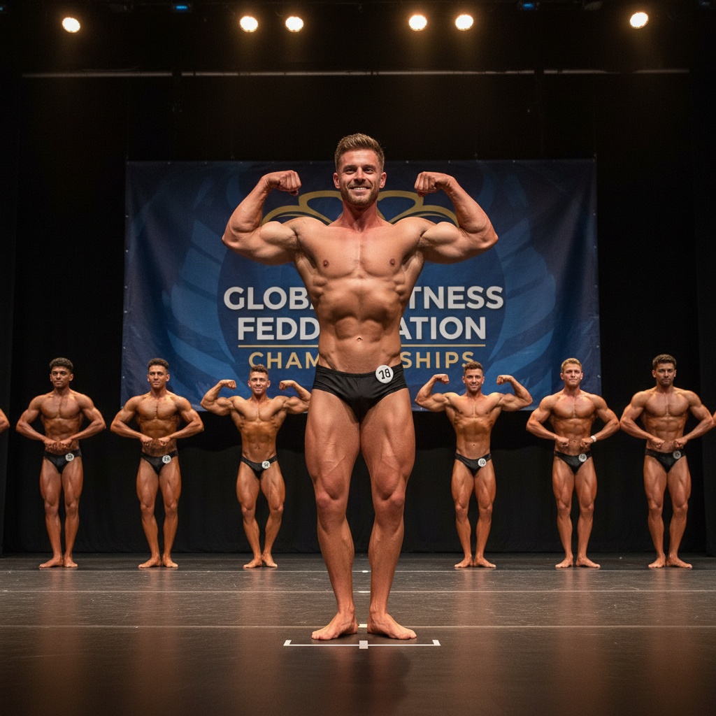 Bodybuilding Competition Photos - Professional AI Photo | Photowand ...