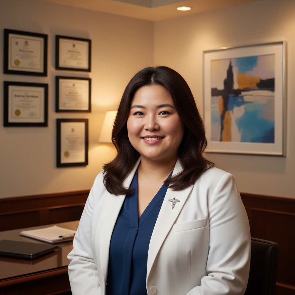 Plus Size Asian Woman - Professional model photography