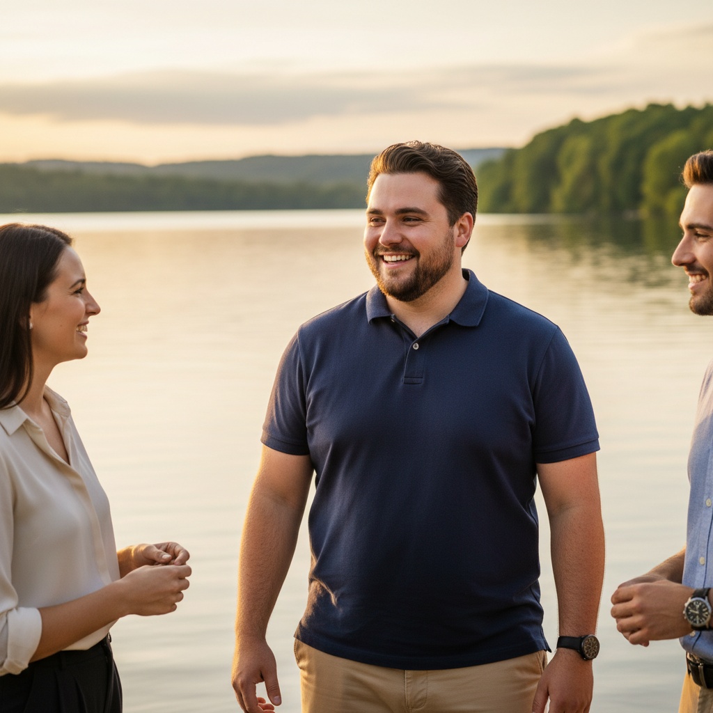 Plus Size Caucasian Man - Professional model photography