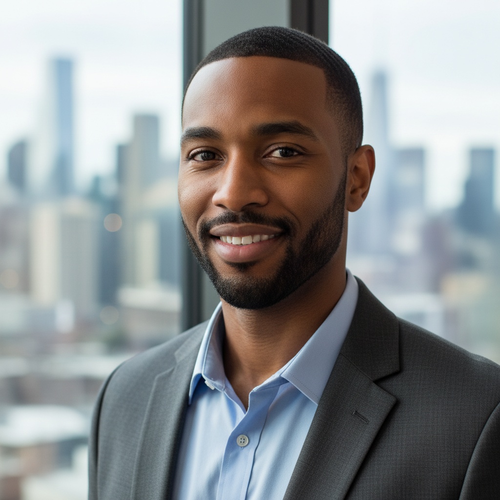 Slim African American Man - Professional model photography